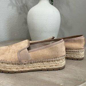Women's Tan Espadrille Slip-On Shoes